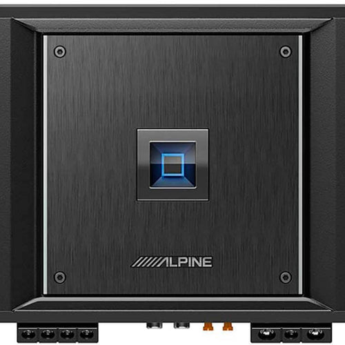 Alpine - R-Series Class D Mono Amplifier with Variable Crossovers - Black