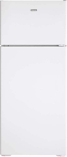 Hotpoint - 28 in. Wide 17.5 Cu. Ft. Top-Freezer Refrigerator with LED Interior Lighting - White