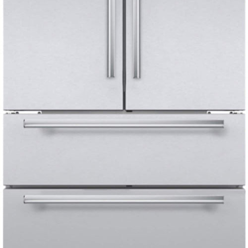 Thermador - Masterpiece Series 36 in. Wide 20.4 Cu. Ft. 4-Door French Door Bottom Freezer Smart Counter-Depth Refrigerator - Stainless Steel