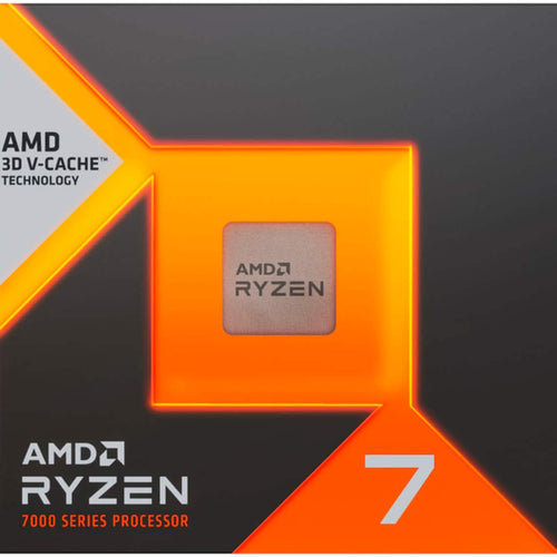 AMD - Ryzen 7 7800X3D 8-Core - 16-Thread 4.2 GHz (5.0 GHz Max Boost) Socket AM5 PCI Express 5.0 Unlocked Desktop Processor - Black
